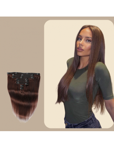 Kit de extensiones rectas con clips de chocolate 120 gr rembourrage situé sous