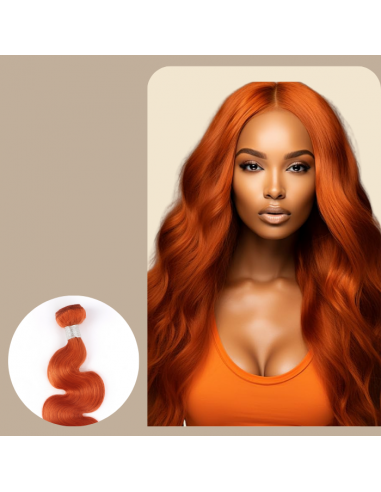 Tissage Cheveux Vierge Cabello Humano Body Wave 7A Ginger 350 100 Gr En savoir plus