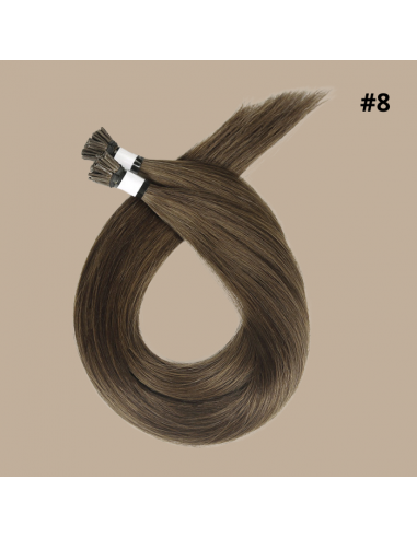 50 Premium Keratin Extensions Glatt mit I-Spitze 8 JUSQU'A -70%! 