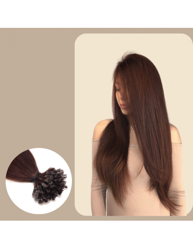 Extensiones de queratina 100 Stiff Chocolate Les êtres humains sont 